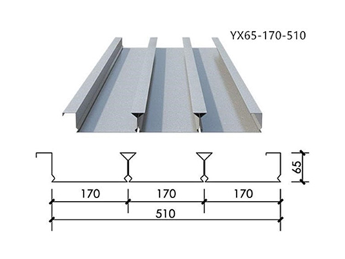 YXB65-170-510闭口楼承板